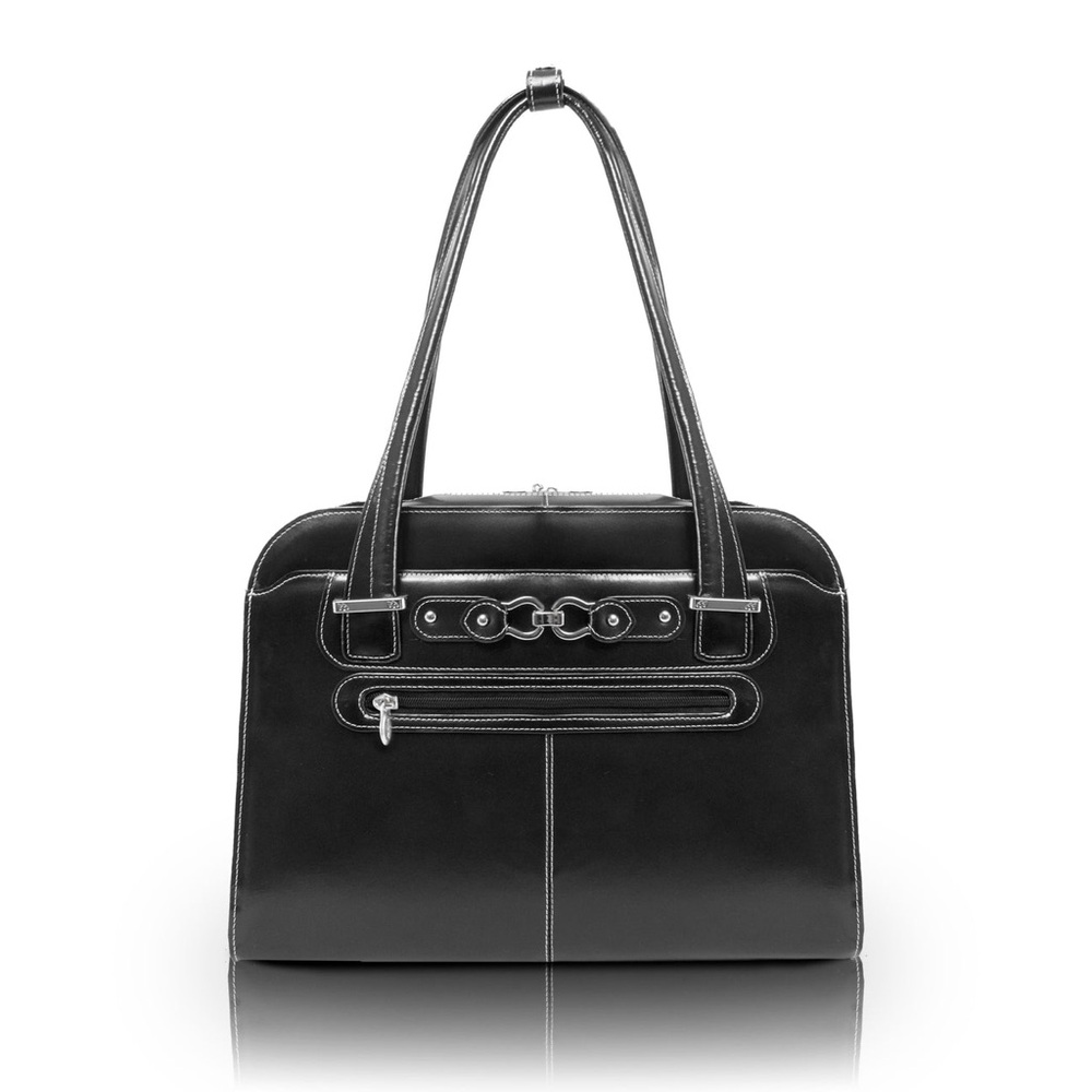 Chic Black Leather Shoulder Bag
